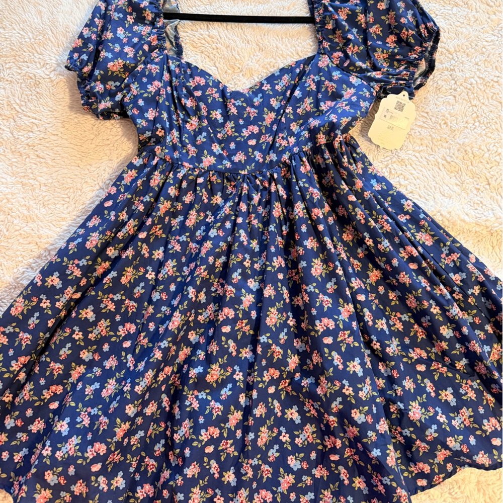 Altar'd State Navy Floral Dress